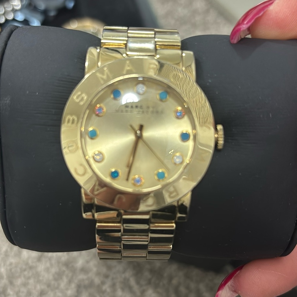 Gold Marc Jacobs Watch
